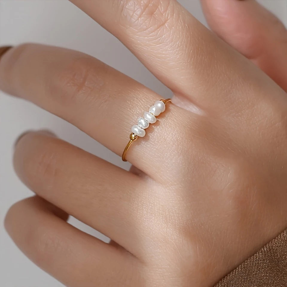 Freshwater Pearls Round Rings