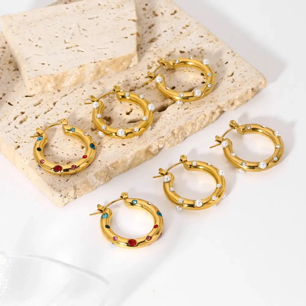 High Grade Rhinestone Earrings