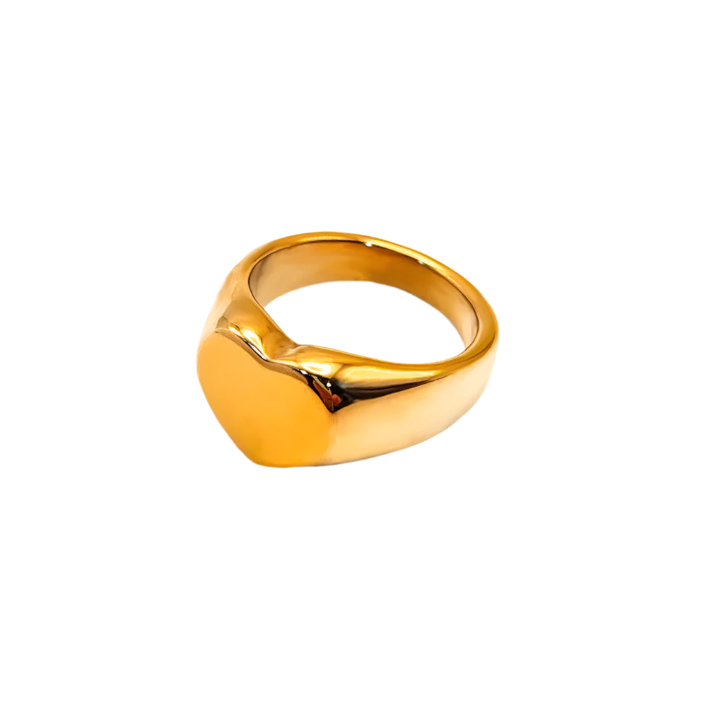 Punk Style Minimalist Round Ring