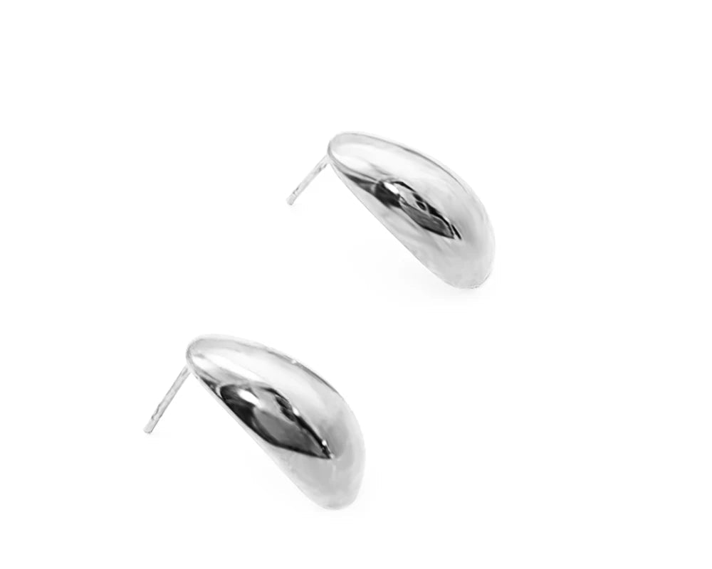 Simple Women Chunky Hoops Earrings