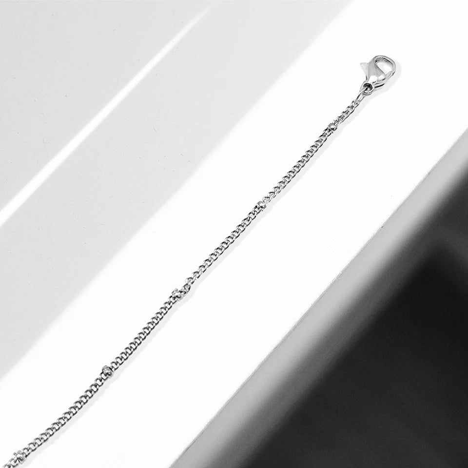 Silvery Bead Chain