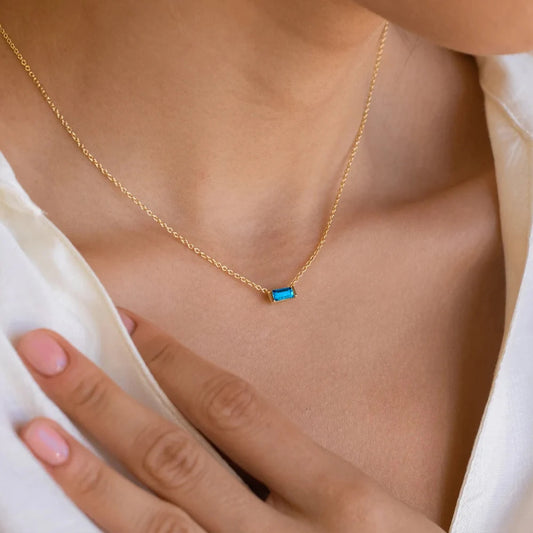 Colorful Cubic Zirconia Pendant