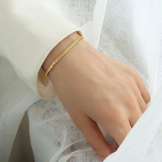 Sparkling Gypsophila Bracelet