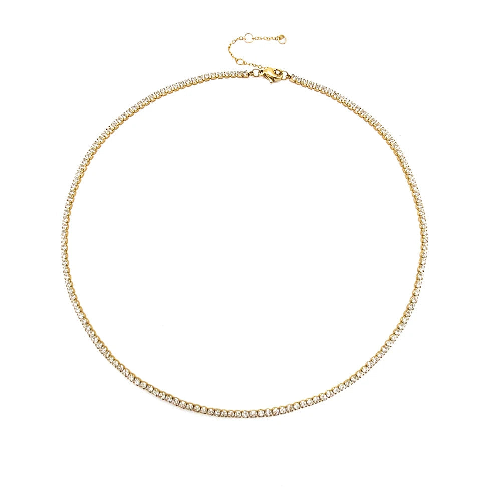 Fashion Crystal High Quality  Necklace Ladies