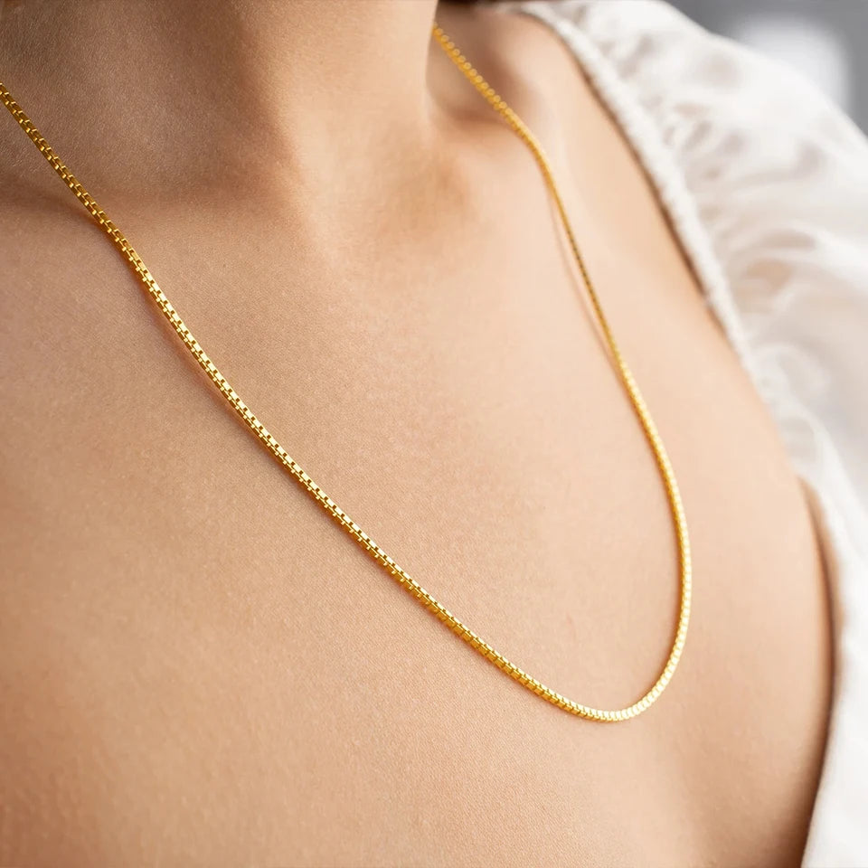 Men's Box Chain Necklace