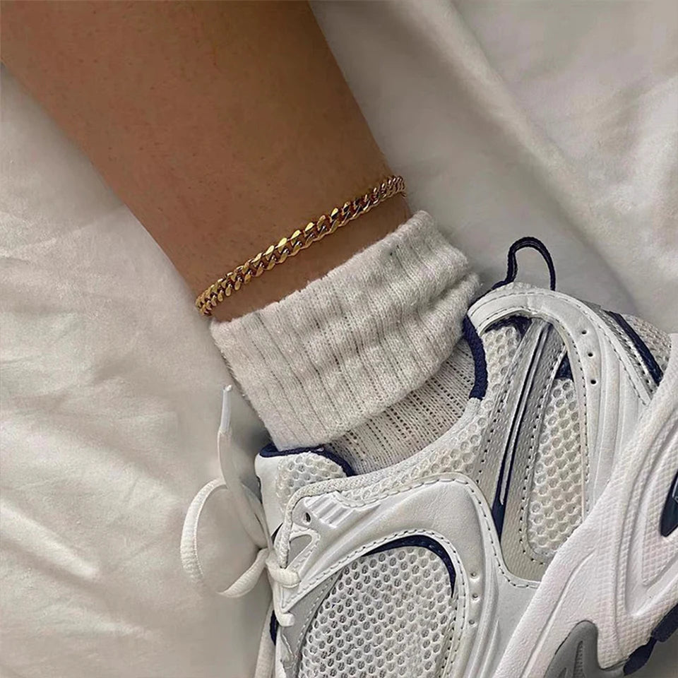 Cuban Chain Anklets