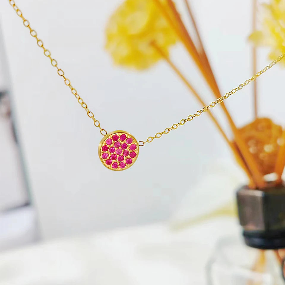 Birthstone Zirconia Necklace