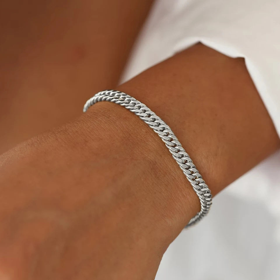 Silver Color Bracelets  Classic