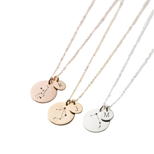 Laser Engrave Custom Heart Necklace pattern Sign