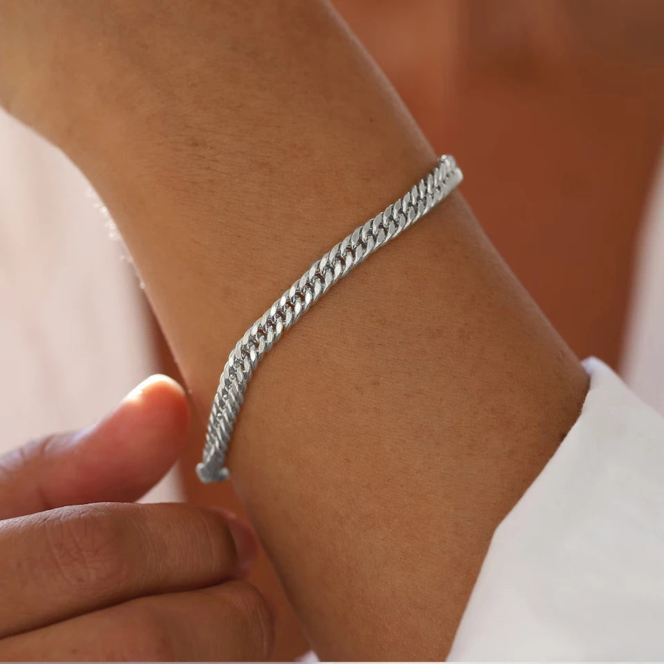 Silver Color Bracelets  Classic