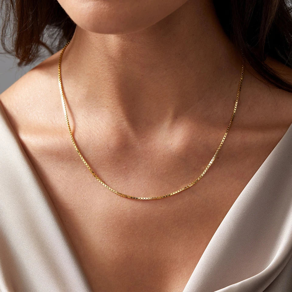Men's Box Chain Necklace