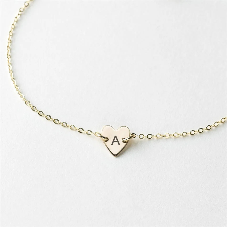 Engrave Artistic Font Alphabet Bracelet for Women