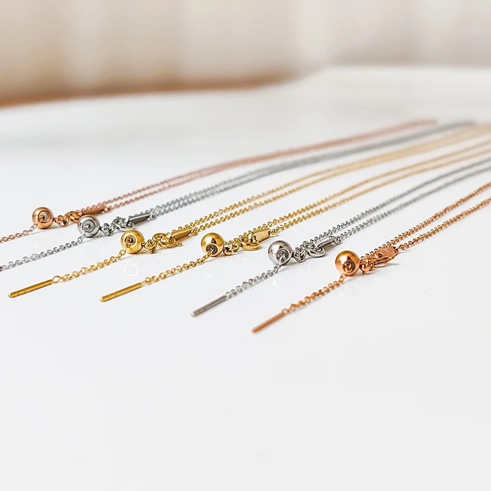 Long layered Pendant Necklace