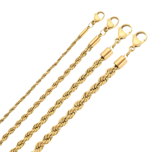 Twisted  Rope Chian Bracelet for Woman