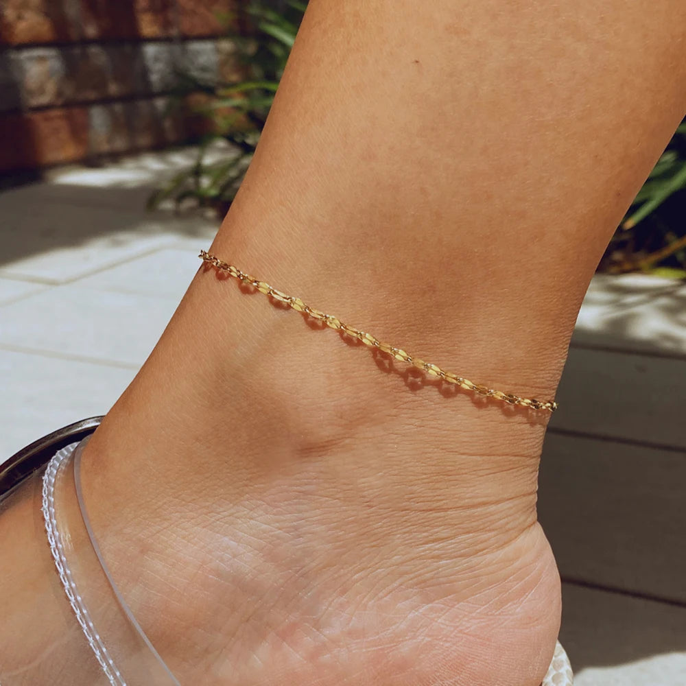 Fish Lips Chain Anklet