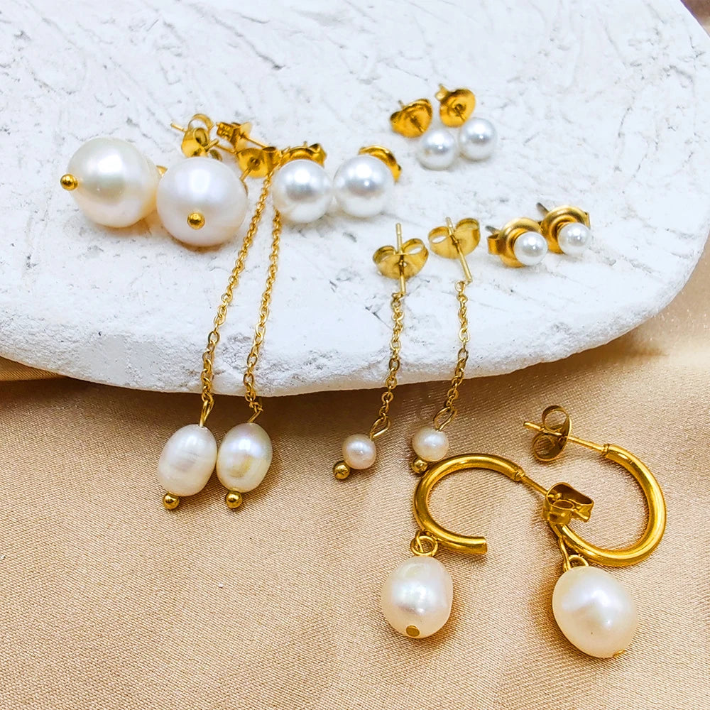 Freshwater Pearl Earrings