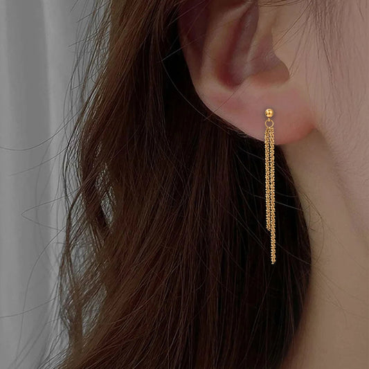 Cauliflower Chain Stud Earrings For Women