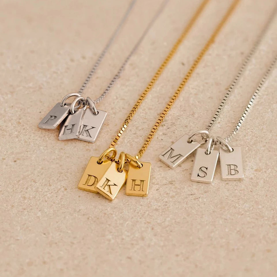 Initial Letter Name  Necklace