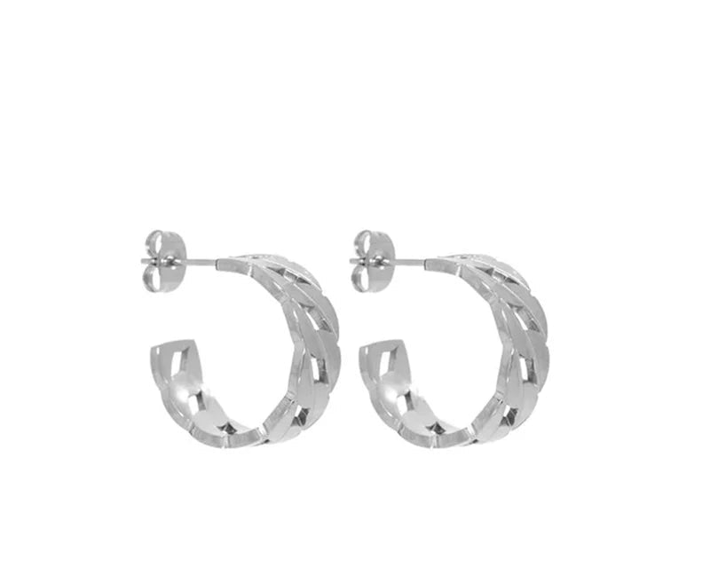 Chain Hoop Earrings