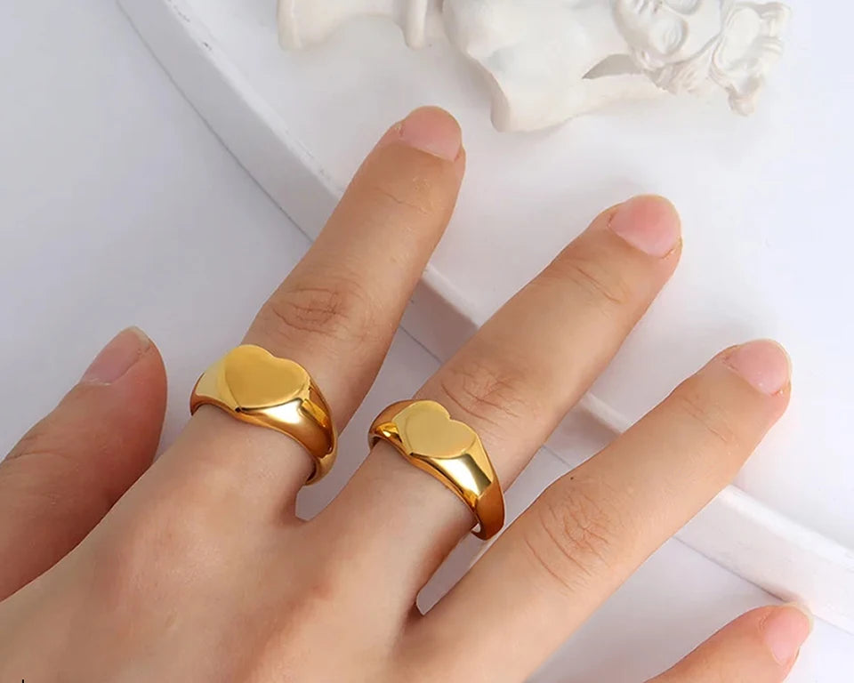 Couple Heart Ring