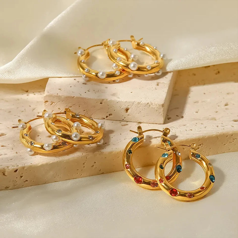 High Grade Rhinestone Earrings