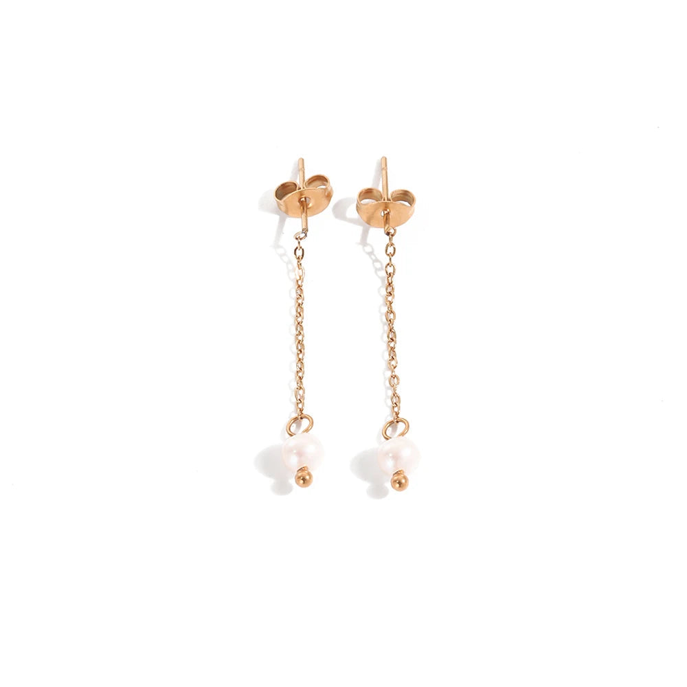 New Freshwater Pearl Dangle Earring
