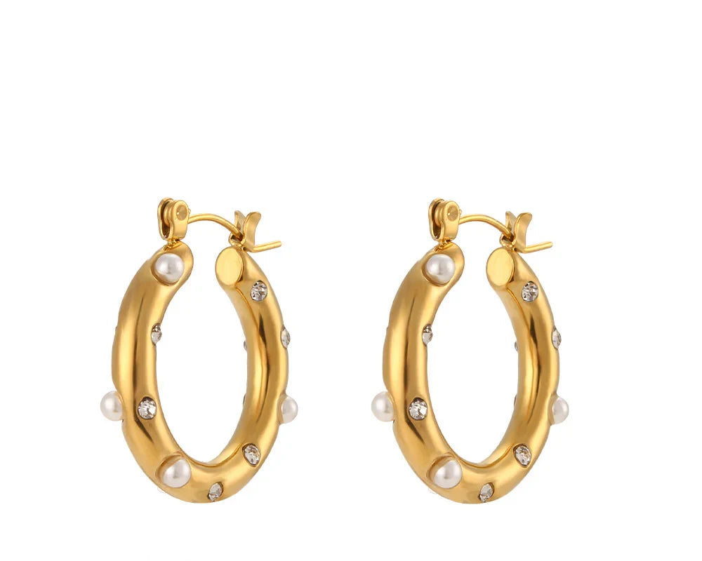 High Grade Rhinestone Earrings