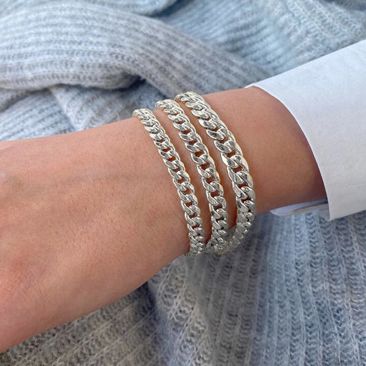 Silver Color Bracelets  Classic