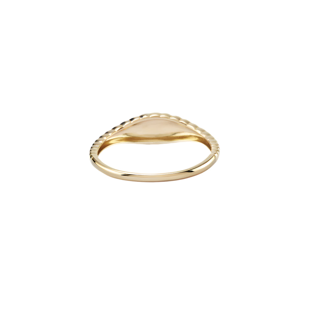 Simple Fashion Style texture  tail ring