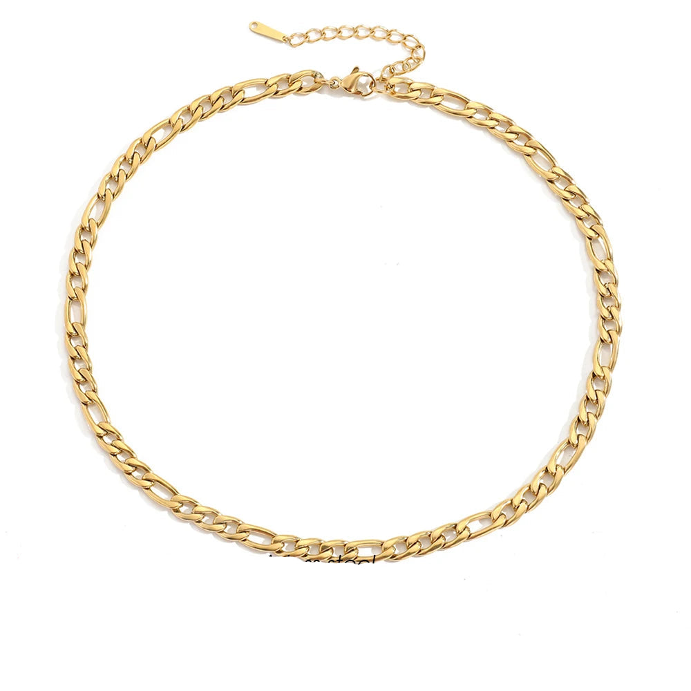 Figaro Link Chains Necklace