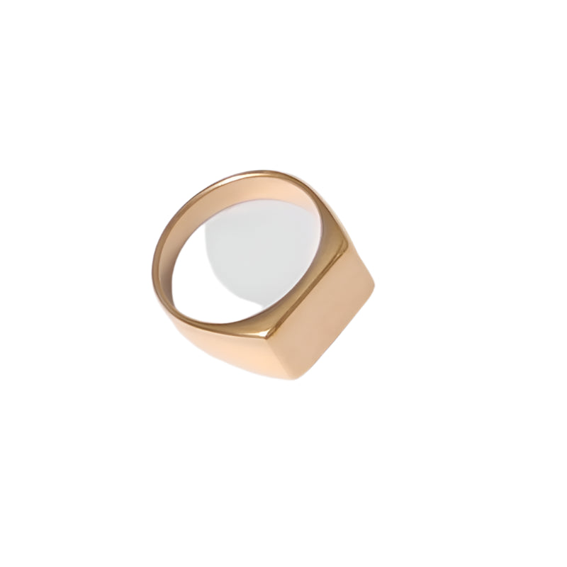Punk Style Minimalist Round Ring