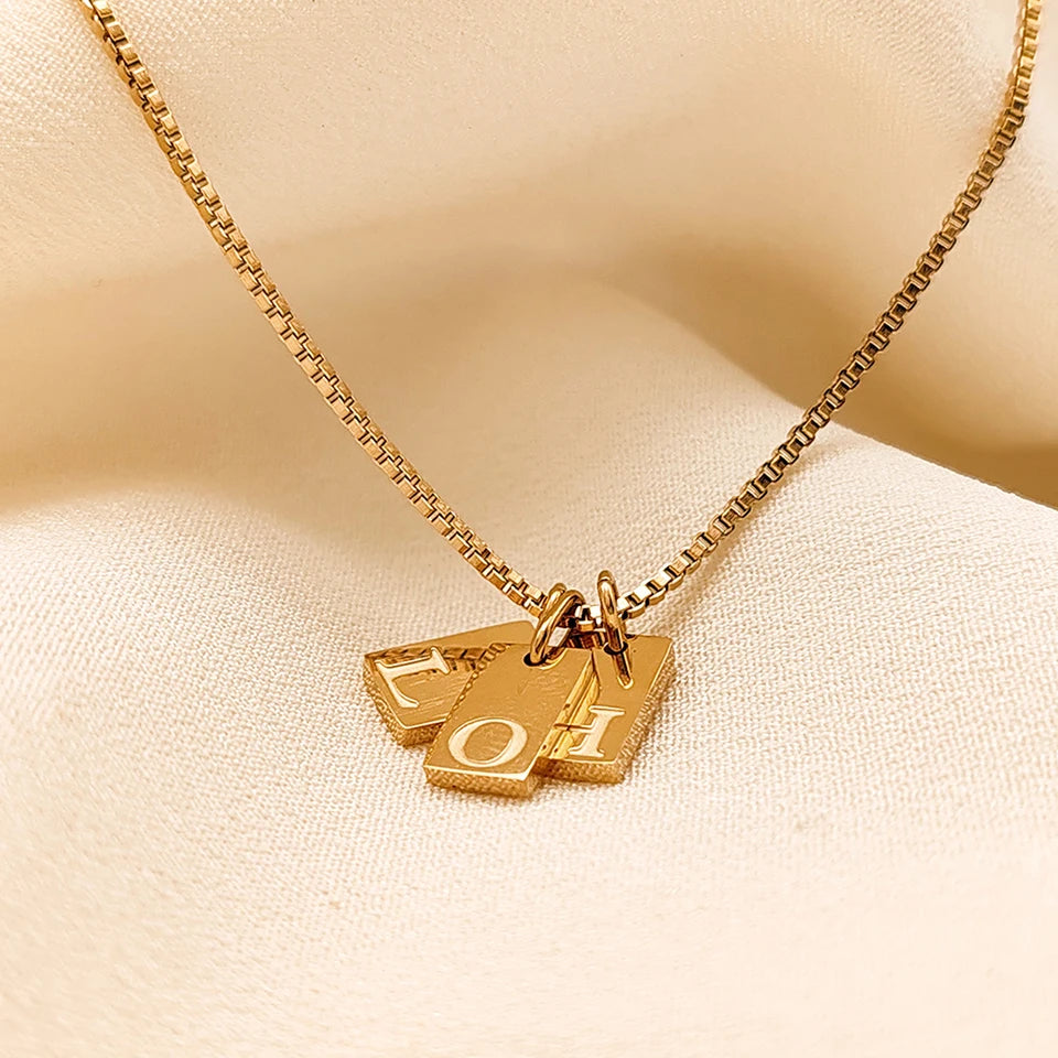 Initial Letter Name  Necklace