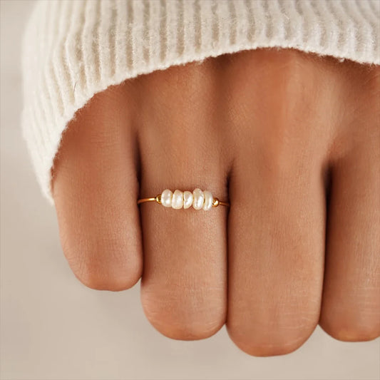Freshwater Pearls Round Rings
