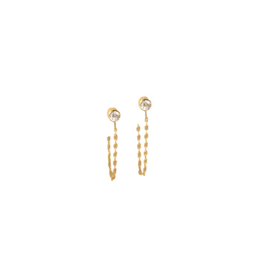 Zircon Birthstone Pendant Earrings