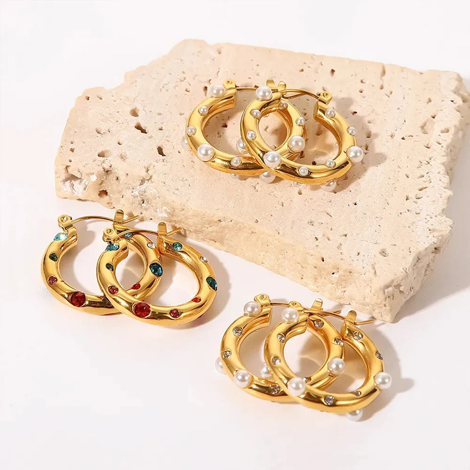 High Grade Rhinestone Earrings