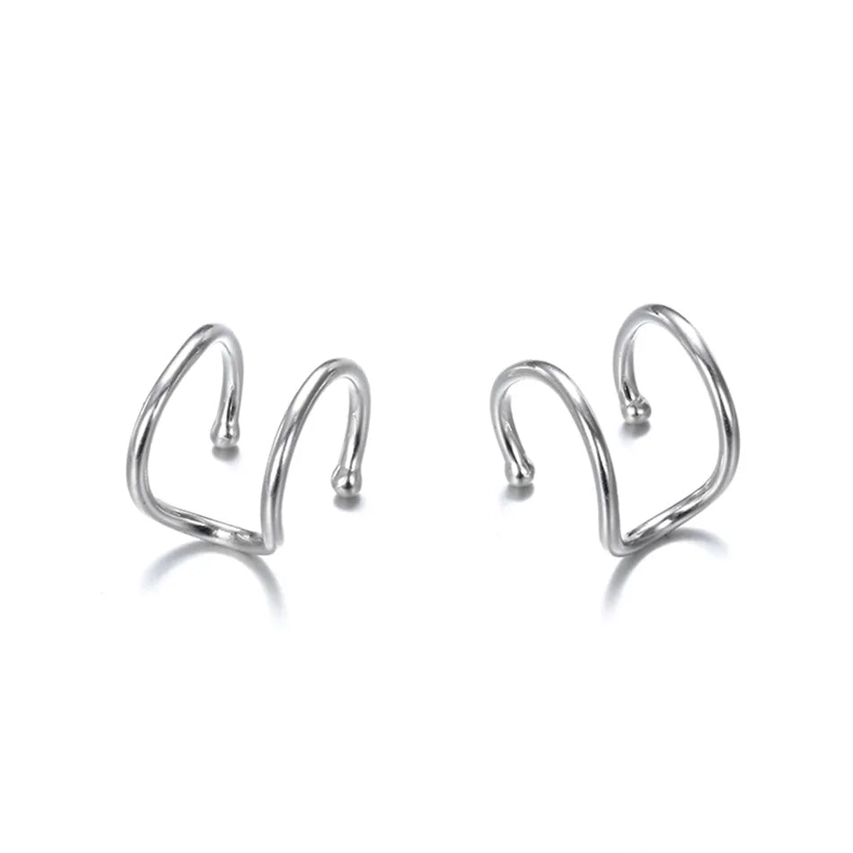 Trendy ear cuff earrings