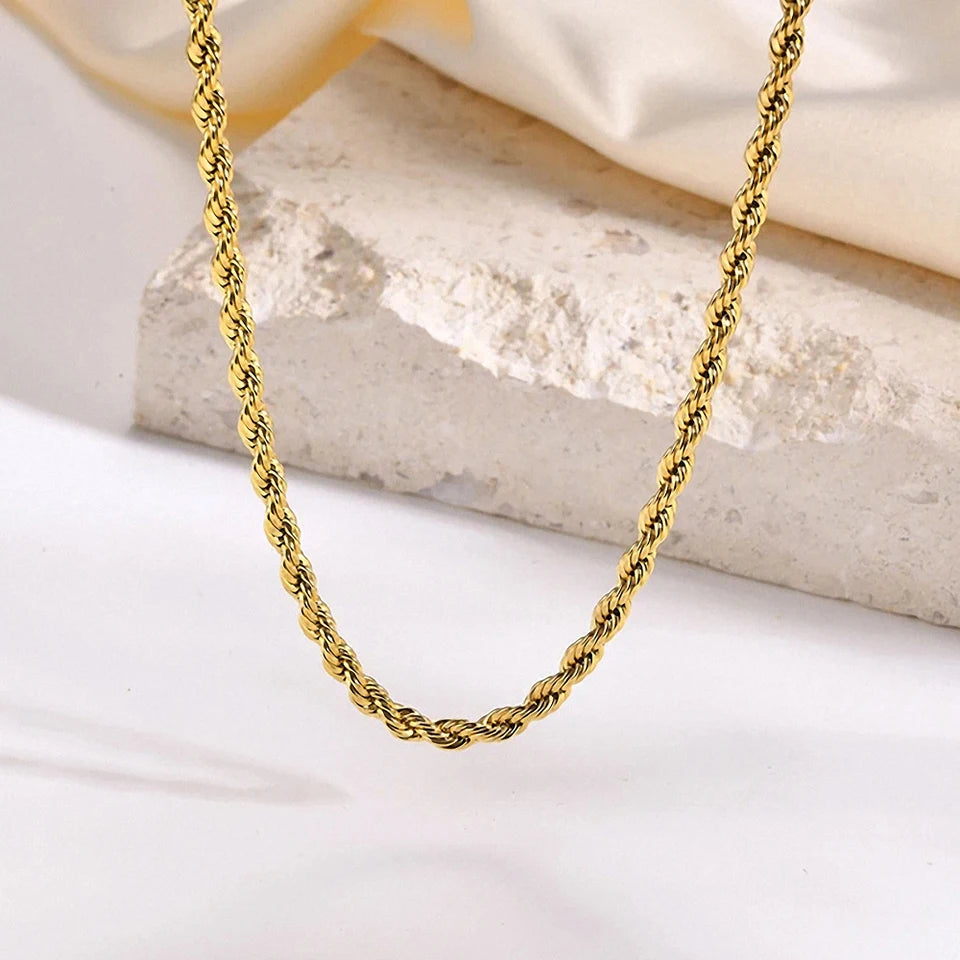 2/3/4/5MM 316 Rope Chain Necklace