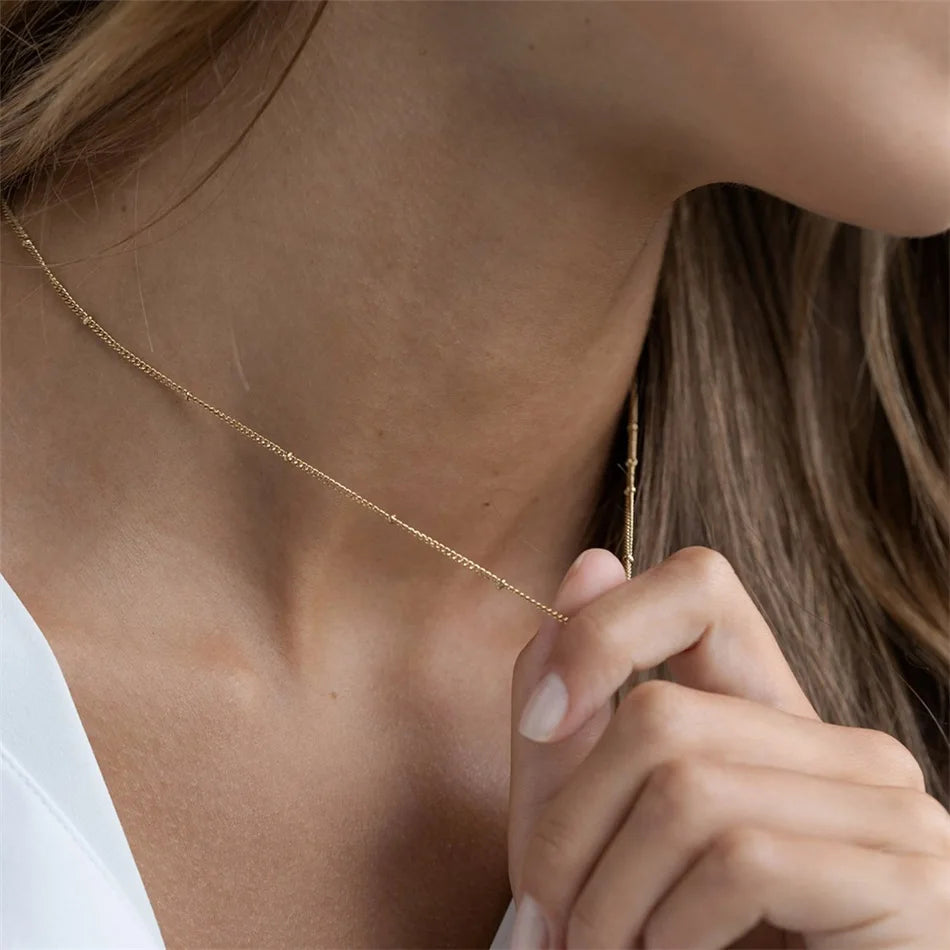 Chain Choker Necklace Women Chain Necklace