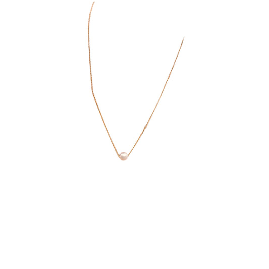Necklace Simple Imitation 6MM Pearl Pendant Choker Necklace