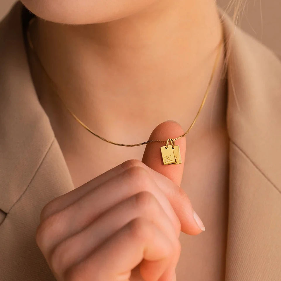 Initial Letter Name  Necklace