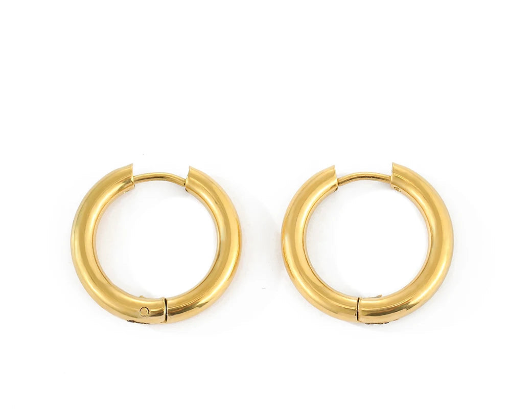 Round Glossy Earrings