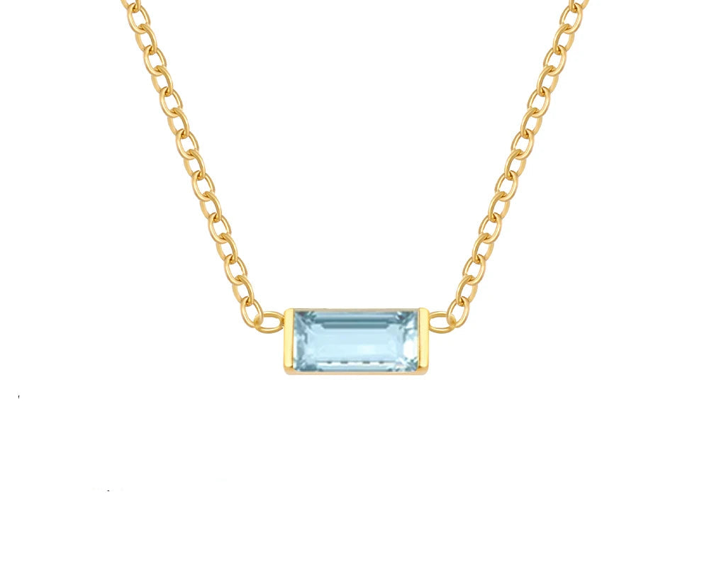 Colorful Cubic Zirconia Pendant