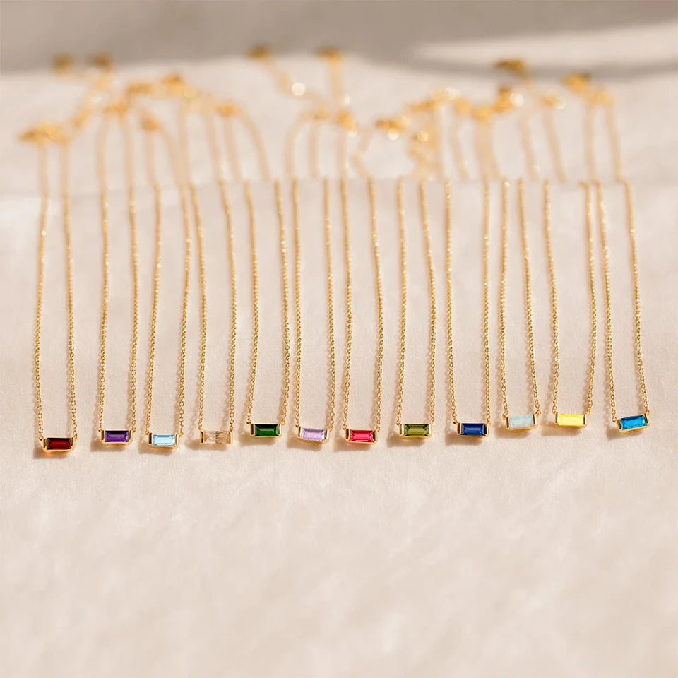 Colorful Cubic Zirconia Pendant