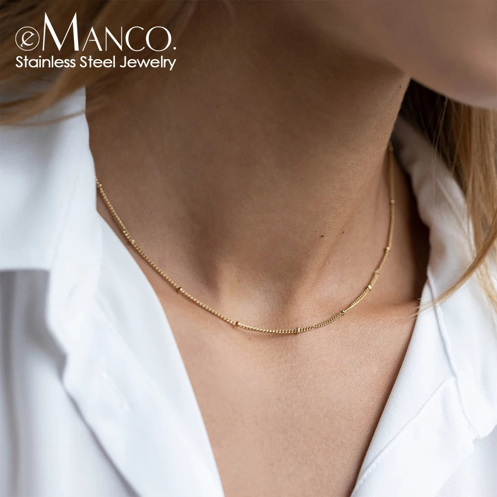 Chain Choker Necklace Women Chain Necklace