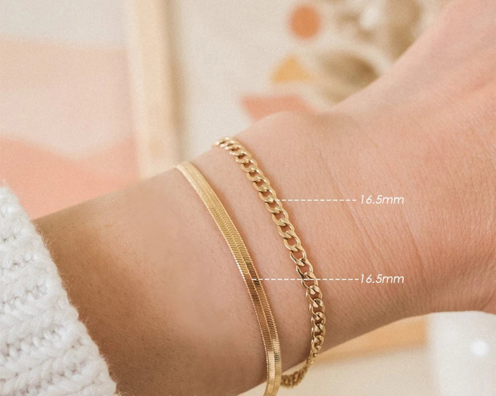 Multi-Layer Cuban Chain Bracelet  Factory Outlet