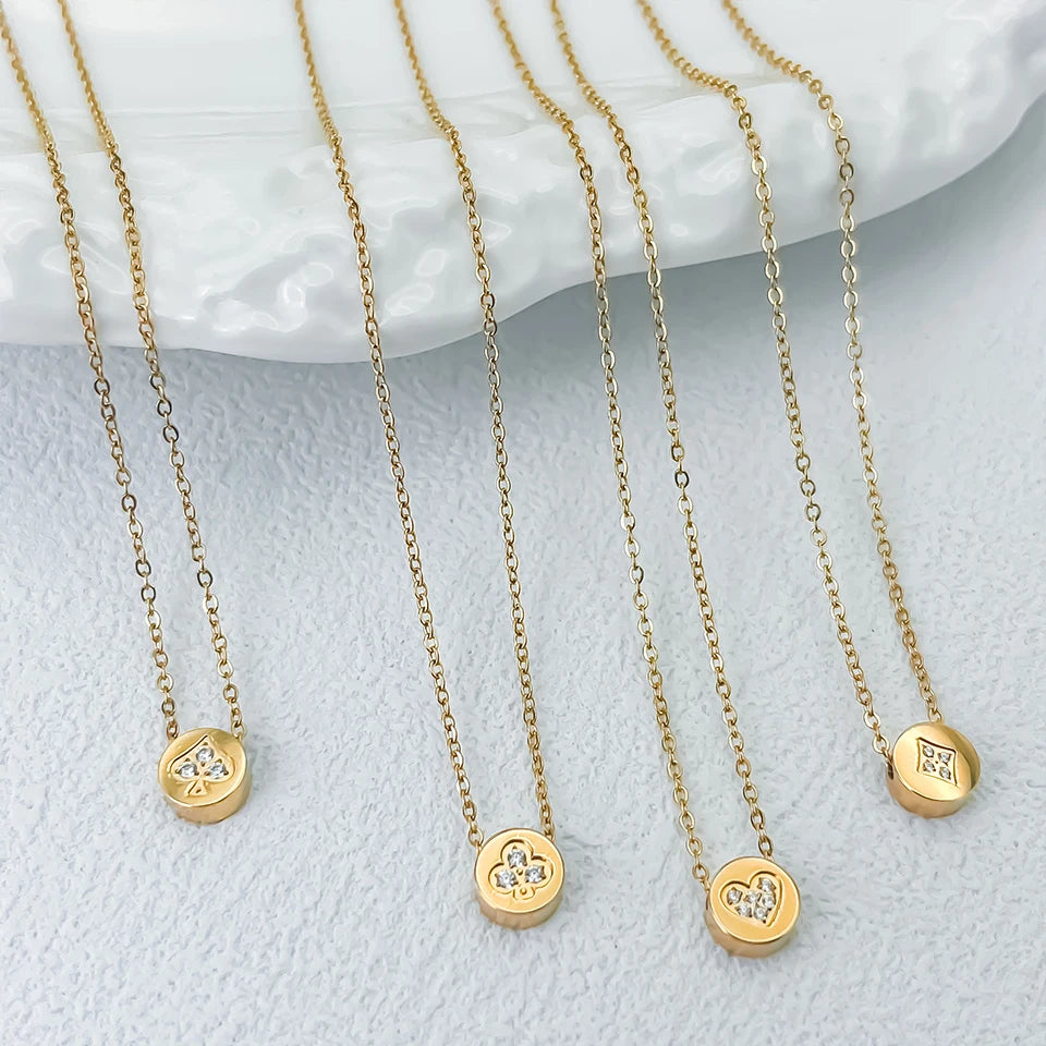 Simple Temperament Round Pendant Fashion