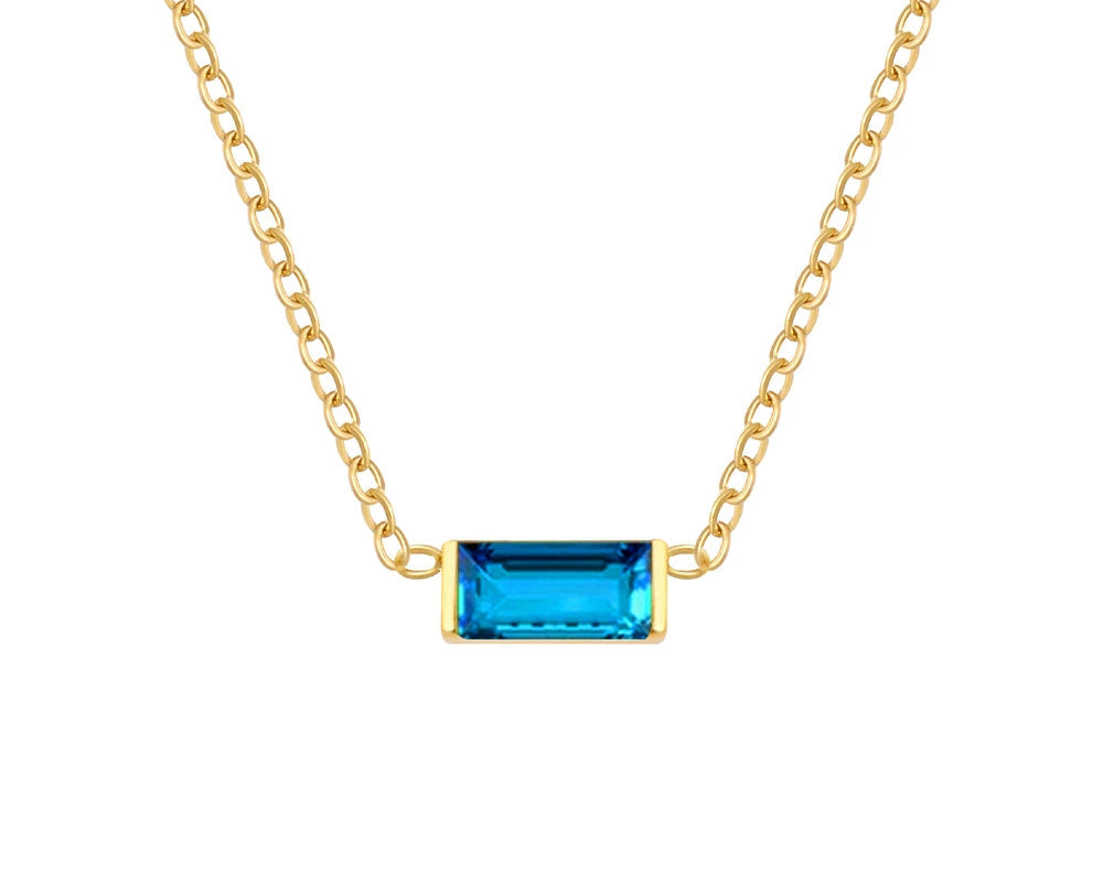 Colorful Cubic Zirconia Pendant