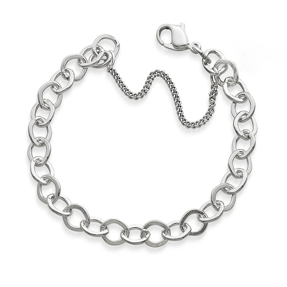 BELLUCCIE New Handmade Chain Stainless Steel Plated Chain Bracelet Fashion Jewelry For Women and Men Wedding Birthday Party