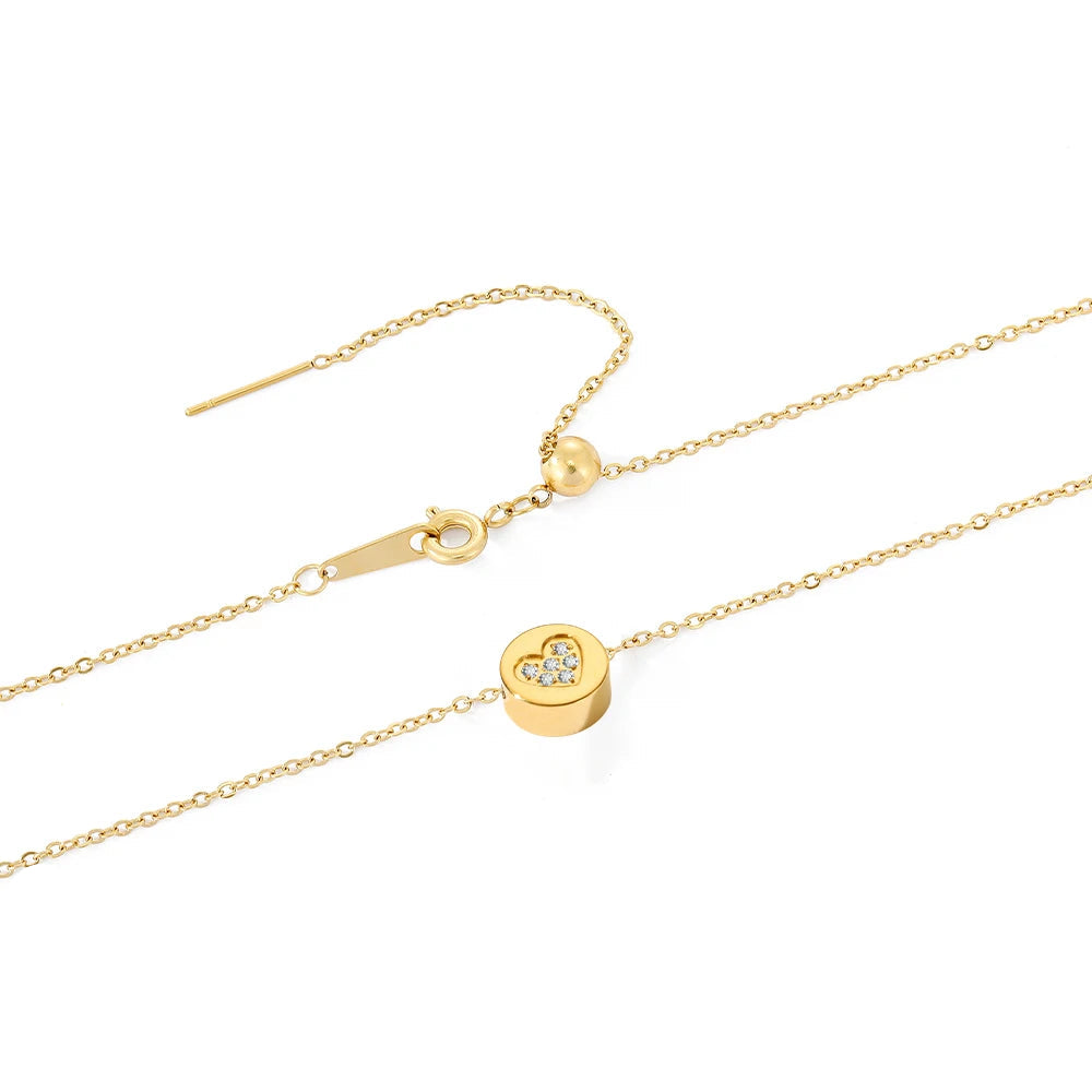 Simple Temperament Round Pendant Fashion