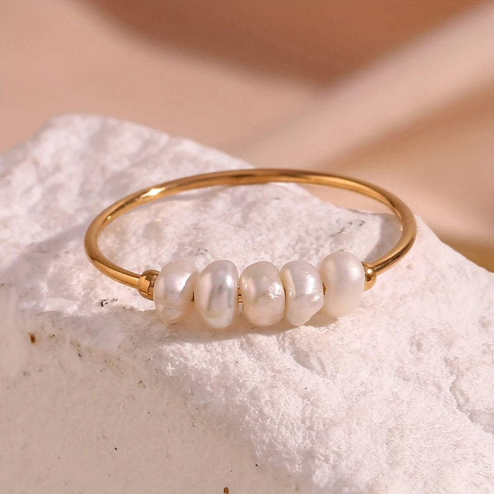 Freshwater Pearls Round Rings